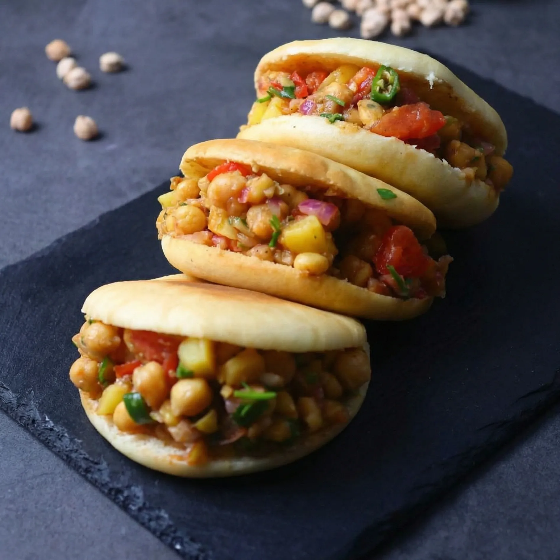 Bharwan Kulcha - stuffed leavened flatbread at Fresh Homemade Tiffin Service Edmonton